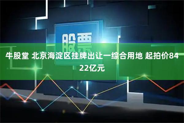牛股堂 北京海淀区挂牌出让一综合用地 起拍价8422亿元